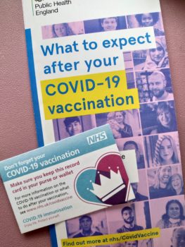 Convid-19ワクチン（1回目）接種の感想