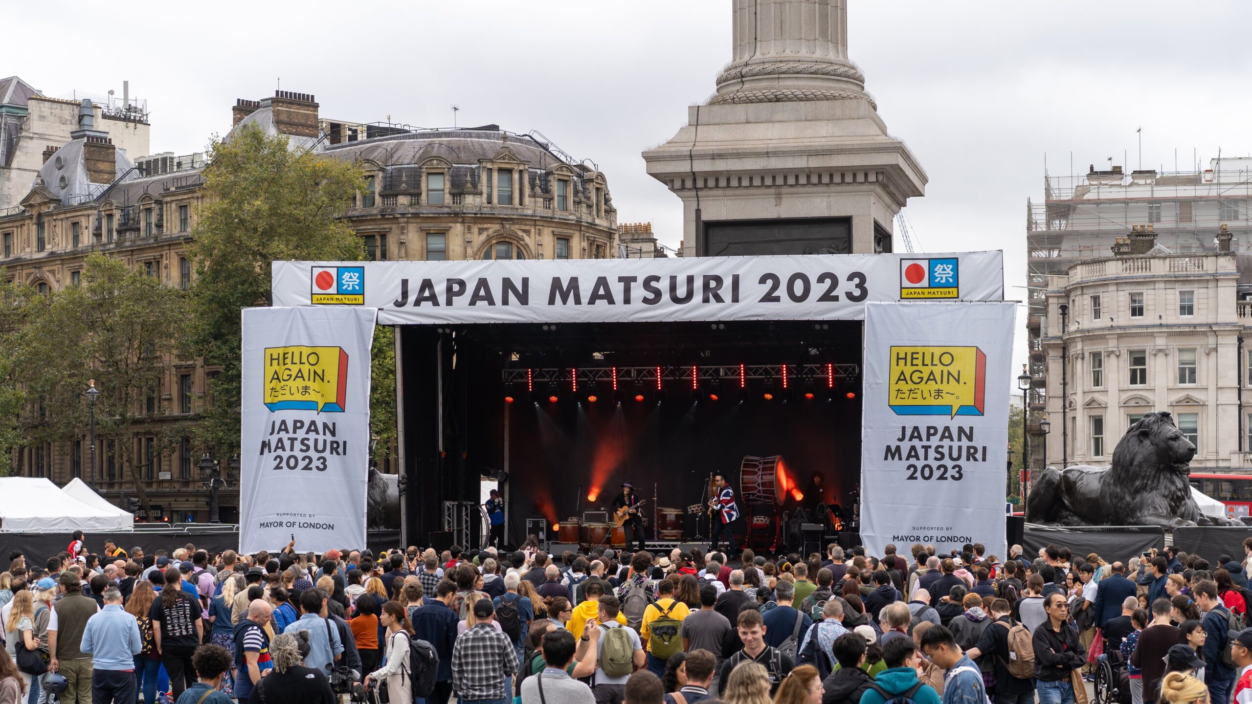 Hidè & Mojo トラファルガー・スクエア　（Japan Matsuri）